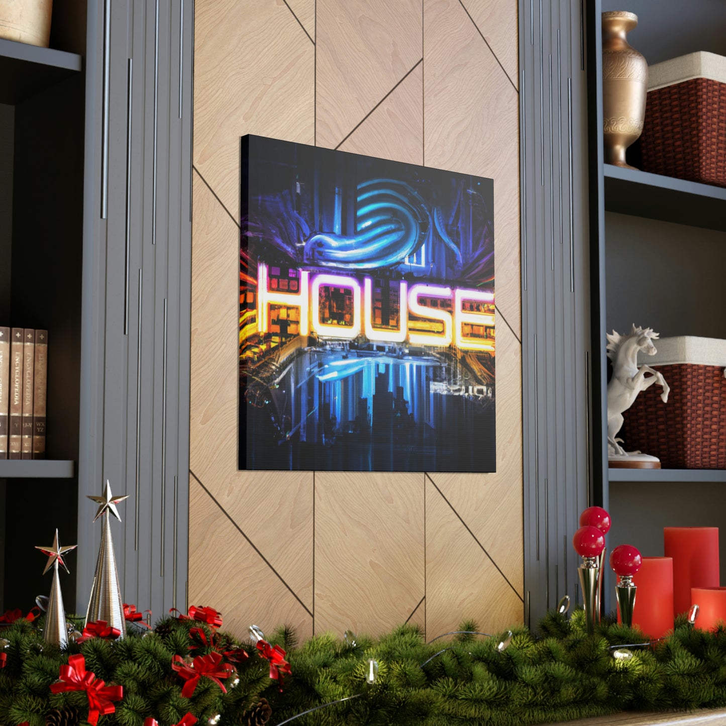 Neon House - Canvas