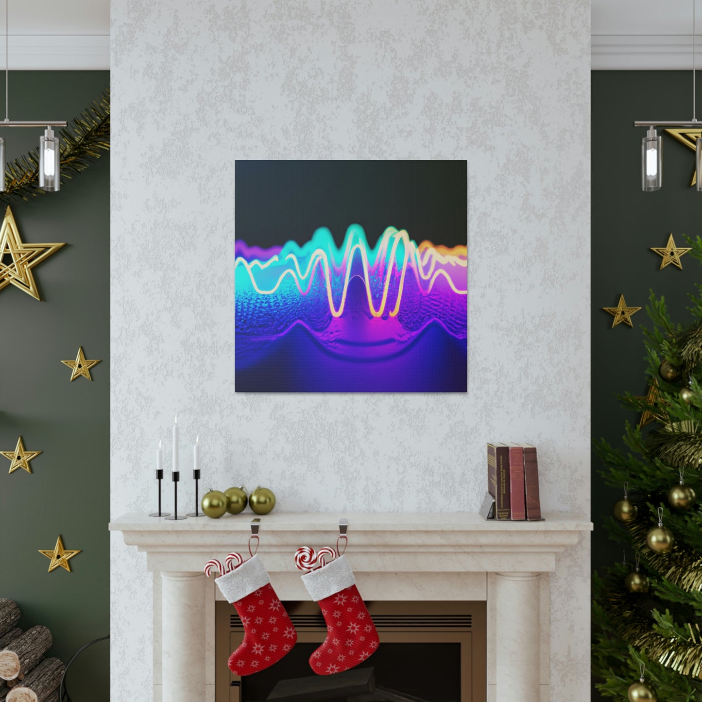 Lava Party - Canvas