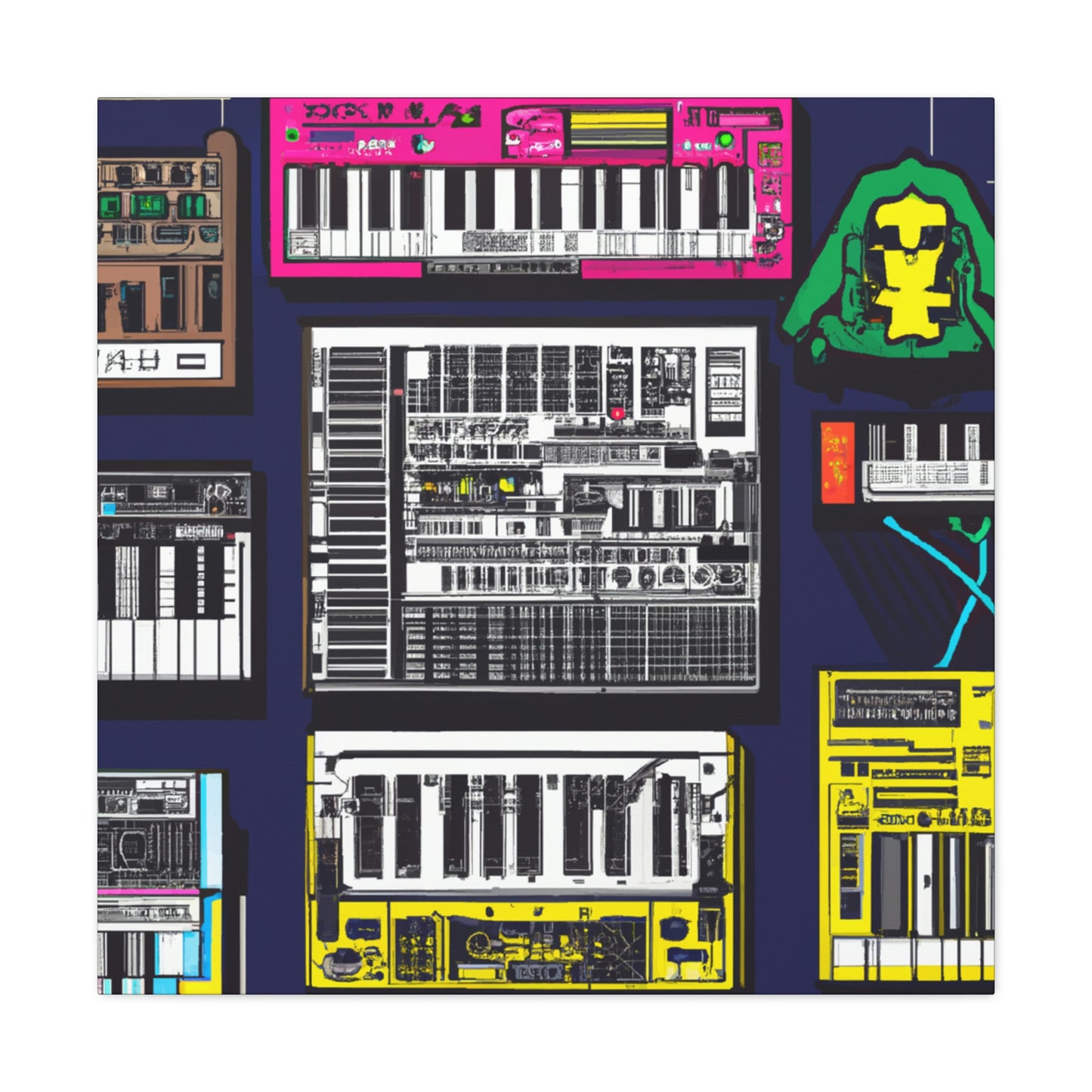 New Haven Keys - Canvas