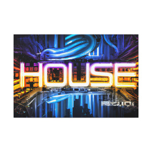 Neon House - Canvas