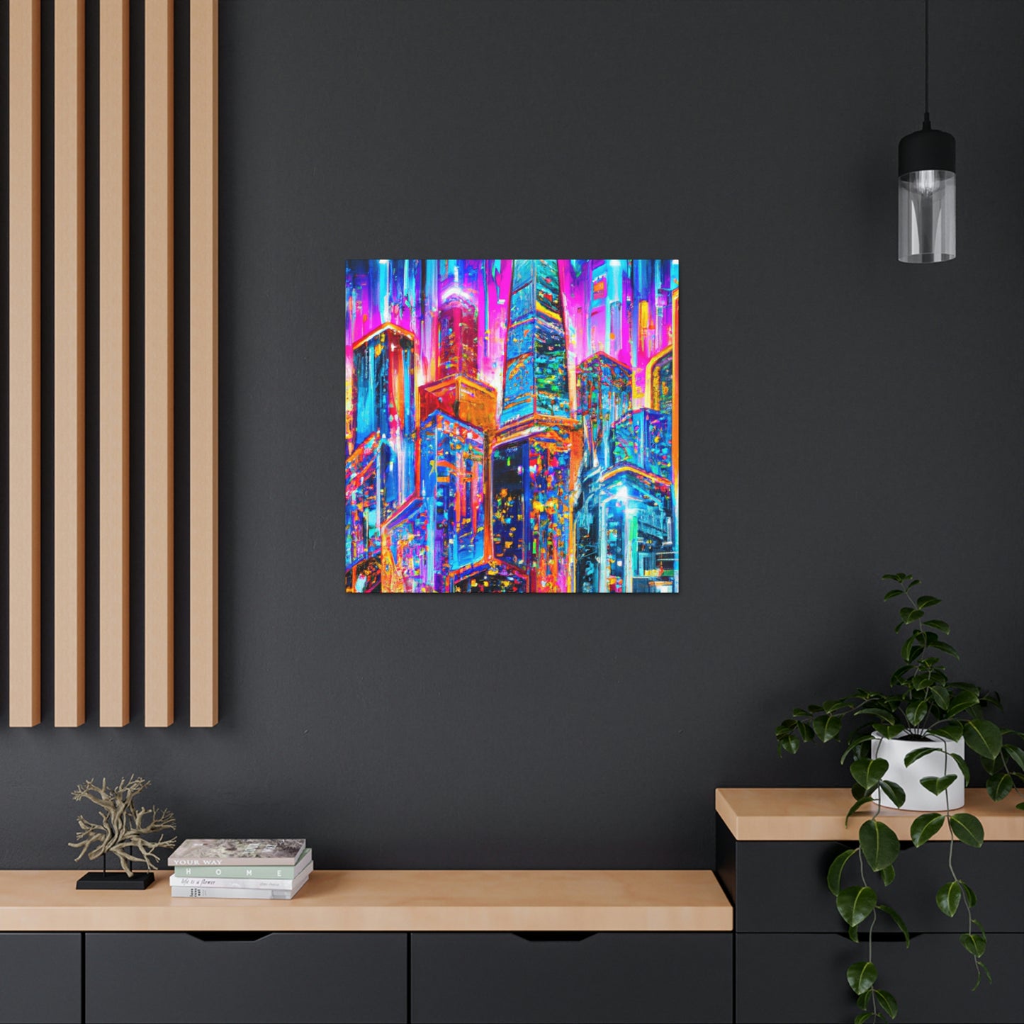 Bright Lights Big City - Canvas