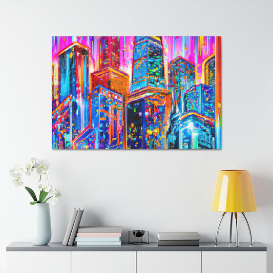 Bright Lights Big City - Canvas