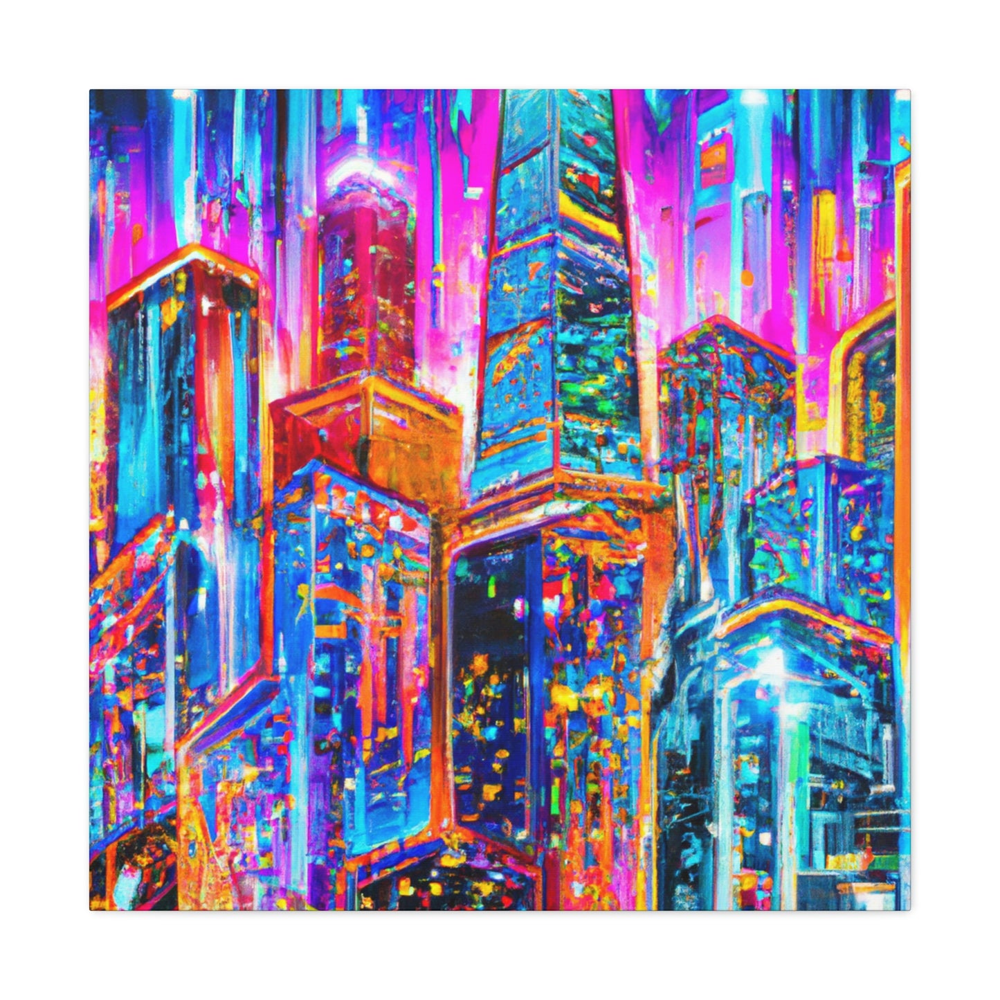 Bright Lights Big City - Canvas