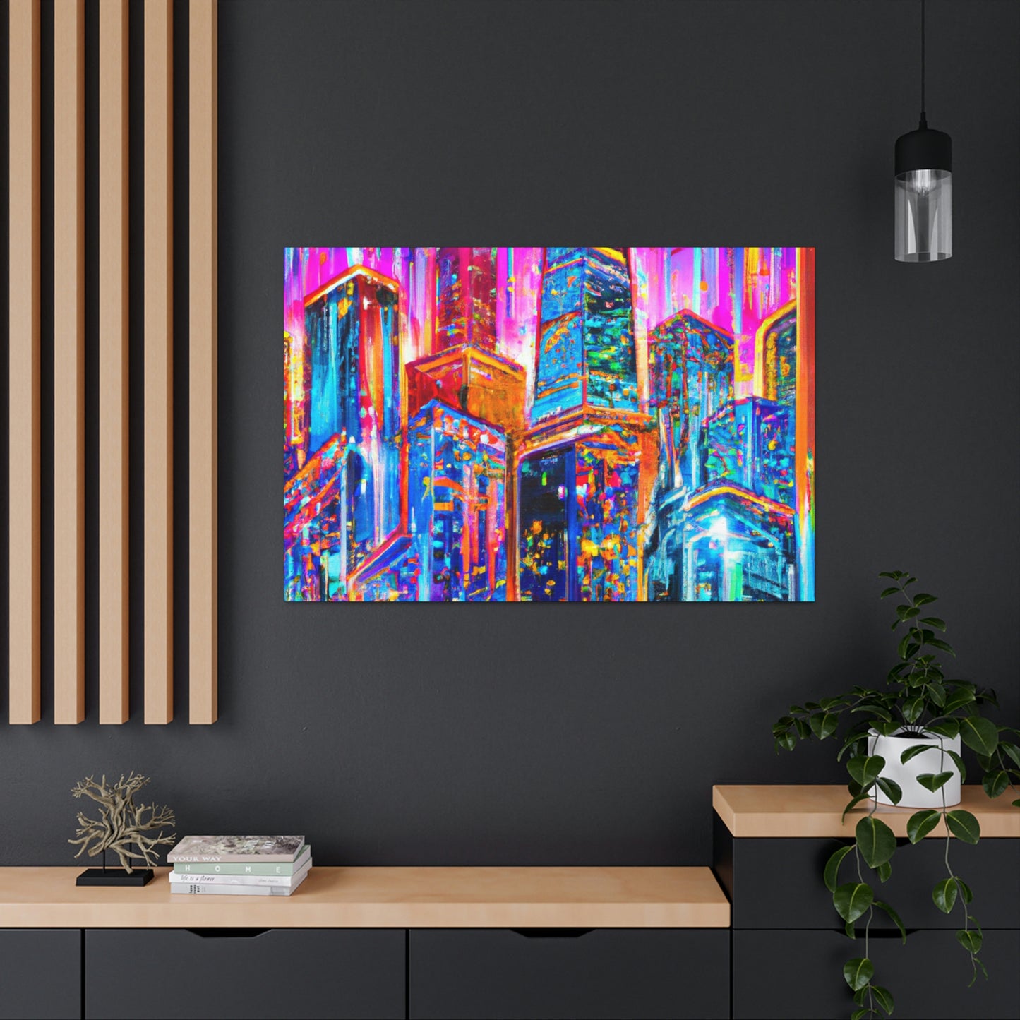 Bright Lights Big City - Canvas